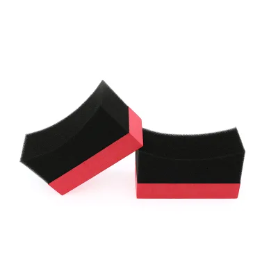 Car Cleaning Tools Red Sponge EVA Car Tire Wax Foam Pad Applicator Tire Dressing