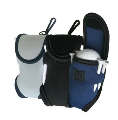 Custom Two Packs Soft Neoprene Golf Ball Bag for Waist