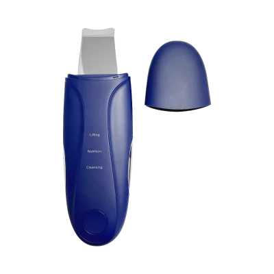 Portable Ultrasonic Deep Cleaning Facial Massager Rubber Peeler Skin Scrubber Technology for Intensive Exfoliation
