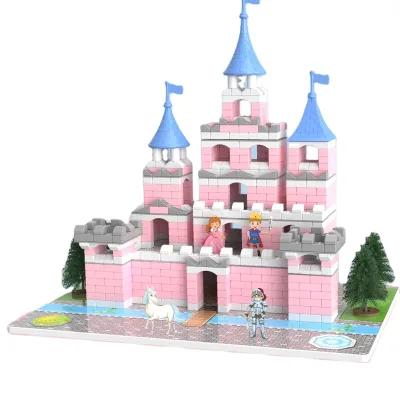 805PCS Children's Toys ABS Building Bricks 3d Blocks Base Plate for Small Children DIY Construction Expert Princess Castle