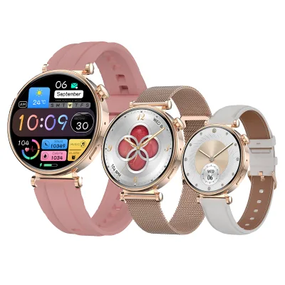 App Cofit HK41 With 1.32 Inch Full Touch Screen Amoled Display Custom Logo Bt Call Heart Rate Monitoring NFC Payment Smartwatch