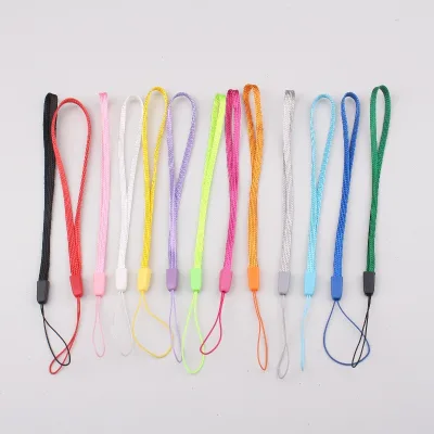 Colorful Polyester Braided Hand Wrist Lanyard Strap String for USB Flash Drives, Keys, Keychains, ID Name Badge Holders