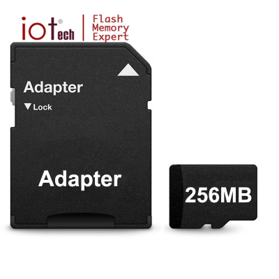 Real Capacity Taiwan, China Small Capacity Micro TF Sd for Cameras 256 MB TF Card with Logo Printed
