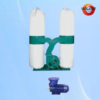 Leadwood High Suction Woodworking Workshop Dust Collector Bag 220V/380V 2.2kw 1 Year Environmentally Friendly Filtration System