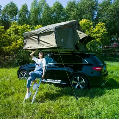 Latest Car Rooftop Tents Camping Outdoor Luxury 2-3 People Folding Outdoor Tents