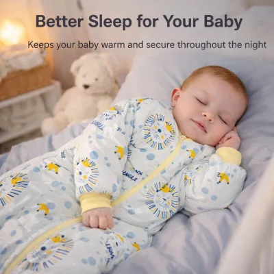 Factory Direct Washable Baby Sleeping Bags with High Antibacterial Rate for Winter