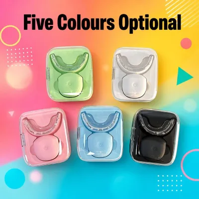 Private Label 32 LED Triple Wavelength Oral Whitening Therapy Light, Rechargeable Triple Light Device Custom Logo Box Available