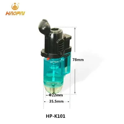 HP-K101 Ciggratte case Flame Spray Gun Rechargeable Lighter Big Flame Torch Cigar Lighter Butane Gadget Lighter Torch