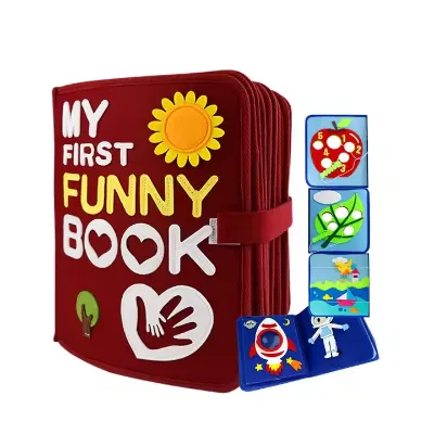 Factory Customized Wholesale Baby Quiet Books Busy Story Books Early Education DIY Learning Board Suitable for Busy Children