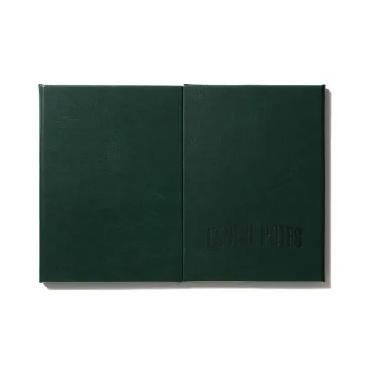 Manufacturer 3 Page Drinks Menu Gatefold Menu Card Holder Custom Leather Menu Book for Restaurant Bar Club