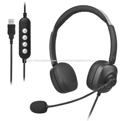 Factory OEM Lightweight Call Center Headset with CrystalSound Audio, Noise Cancellation, USB-C Connectivity, and Durable Balanced