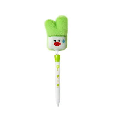 Cute Cartoon Character Gel Pen for Girls Safe Plastic Material with 0.5mm Writing Width Customizable Logo for Kids School Use