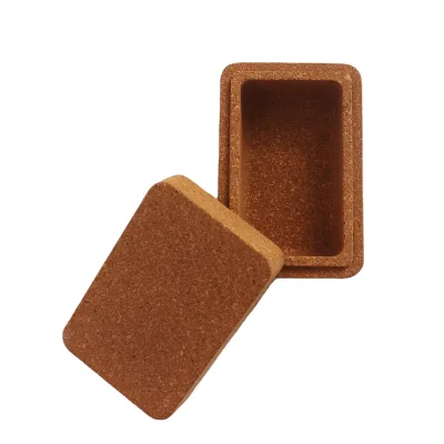 High End Cork Factory Direct Sales Cork Handicraft Molding Cork Storage Box