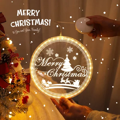 Christmas Lights Hanging Lights Room Decoration Modeling Bedroom Holiday Decoration Window Star Light String