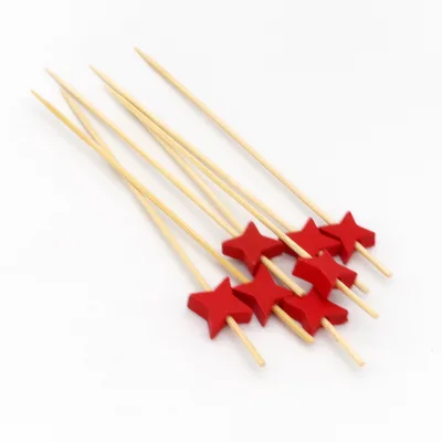 Wholesale Fruit Picks Bamboo Sticks Pick Cocktail