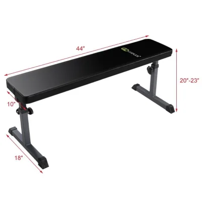 2024 Best-Selling Sports Fitness Steel Frame Flat Weight Training Bench Cross Bars Gym Bench Weight Lifting Custom Iro Cheap