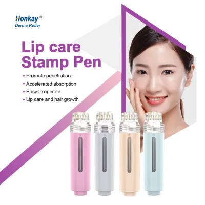 Suitable Most Serums Lip Care Stamp Pen Skin Hydration Infusion System Oil Delivery 20 Needles Lip Plumper Stamp