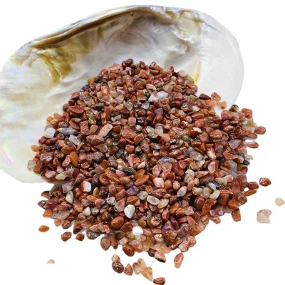 Crystal Chips Bulk Natural Gemstone South Red Agate Crystal Tumbled Stones and Carnelian Crystal Chips