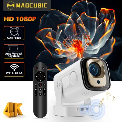 Portable Outdoor LED Movie Projector HY310 Android 14 330ANSI 8K Supported Auto Focus Lens WiFi BT Speaker Camping Pocketable
