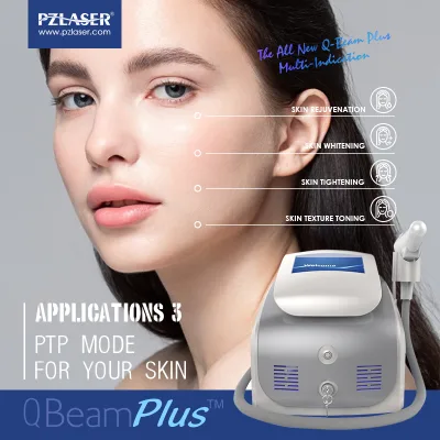 PZLASER  Nd Yag Tech for Black Doll Treatment Pigmentation Removal Vascular and Pigment Treatment Q-Switched ND YAG Laser