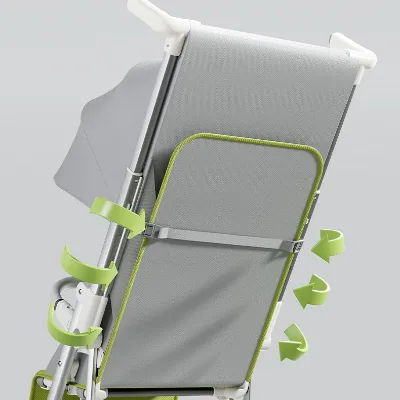 Factory Direct Kids' Strollers Big Sunshade for Sun protection Detachable Easy-clean Seat Cushion Huge Storage Basket