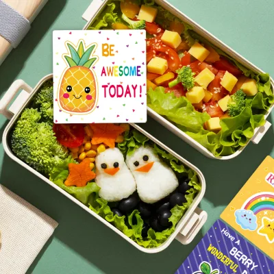 Inspirational Motivational Cards Lunchbox Notes Great for Parties, Schools, Bake Sales, Picnics