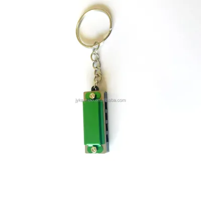 Mini 4-Hole 8-Tone Harmonica Necklace Chromatic & Diatonic Pronunciation Gift for Children Students for Holidays Festivals