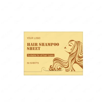 100% Vegan Cruelty Free zero Waste Plastic Free Shampoo Sheet Deep Cleansing Travel Size Portable Disposable