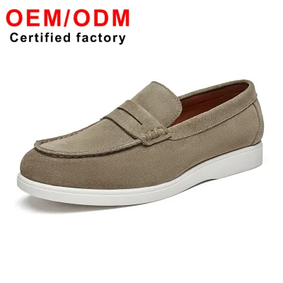 2025 Custom Designer Genuine Cowhide Leather Women's Retro Style Loafers High Quality Casual Flat Shoes for Women Walking Shoes