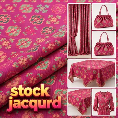 Wholesale Yarn Dyed Fabrics Strand Line Pattern Satin Woven Jacquard Fabric Thick Texture Brocade for Suit Garments