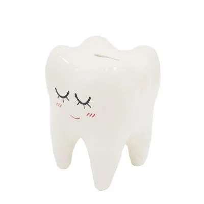 Unique Tooth Shape Funny Coin Bank