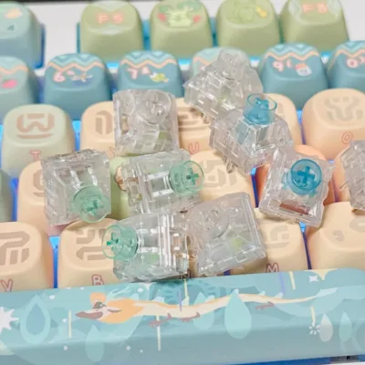 Kailh BOX Jellyfish PRO Switch Fully Transparent RGB Player Exclusive Box Structure Mechanical Keyboard Linear Paragraph Switch