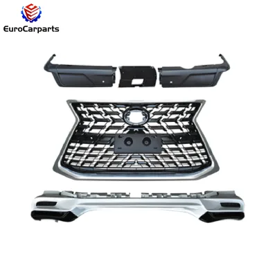 LX570 2021y Body Kit Front Lip Center Grille Rear Diffuser Auto Car Upgrade Kit Facelift Set Replace Body Parts New Accessories