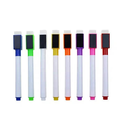 BECOL Promotional Quick Drying Wet Erase Markers Colorful Dust-Free Erasable Liquid Chalk Marker Pen for Blackboard