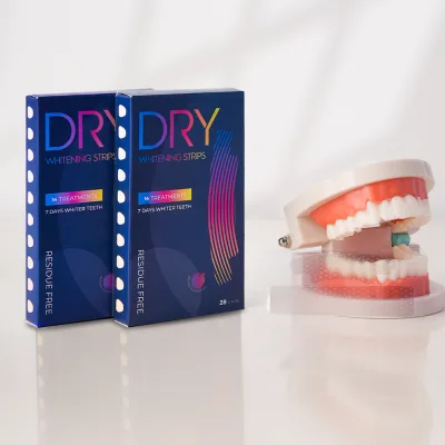 2025 Custom Residue Free Teeth Whitening Strips Sensitive Teeth with 14 Treatment