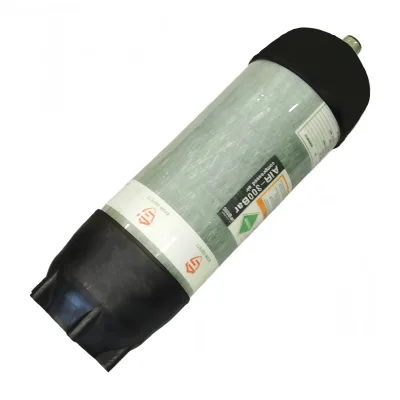 EN Ayon Air Cylinder Carbon Fiber HPA 9L 30MPa Scuba Diving Equipment with Rubber Stand Cover DIN/YOKE Diving Valve Diving Kit