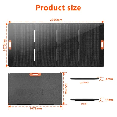 E-Mingze High Quality Assurance 400W 80V Flexible Solar Panel Home Ev Power Bank Solar Panels
