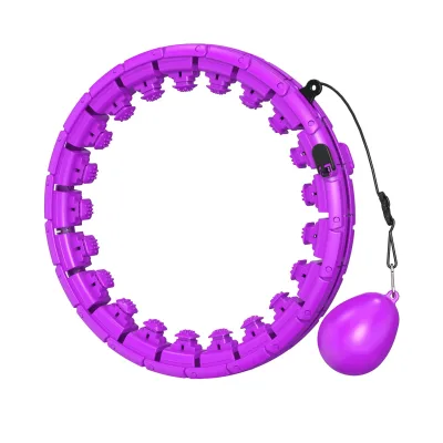 Smart Weighted Exercise Circle Hoop for Adults Weight Loss Infinity Fitness Hoop 24 Detachable Links Suitable for Women