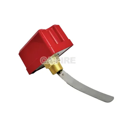 DN25 Water Flow Switch Brass Threaded Paddle Type Fire Sprinkler Alarm Flow Sensor HVAC System