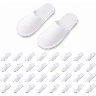 Hotel Supplies Wholesale Customized Logo Spa Terry Fabric Disposable Hotel Slippers Luxury Hotel Slippers Wholesale