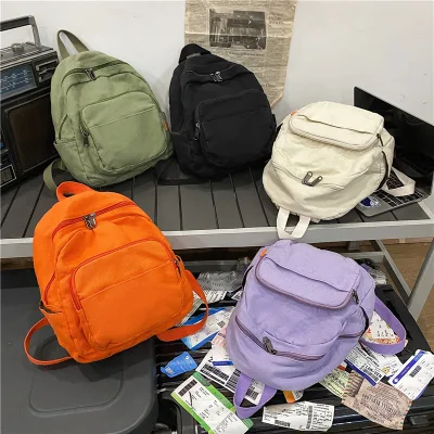 BCD 03 Wholesale Canvas Backpack Multi-Function Backpack Outdoor Travel Bag Multi Colors Ladies Mini Unisex Portable Backpack