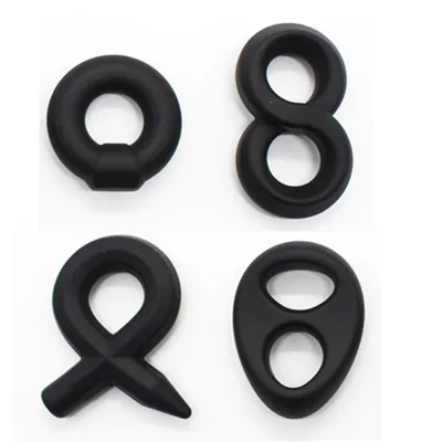 four different size penis cock ring suit any place add enjoy for couple and adults men