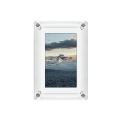 5 Inch Smart Digital Photo Frame 854x480 IPS Screen Auto-Rotate Portrait and Landscape Built in 4GB Memory
