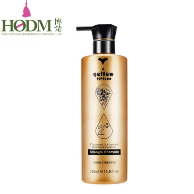 Top Selling Factory Price Hair Care Strength Shampoo for Damage Hair 500ml