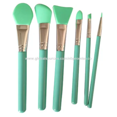 Silicon makeup brush set