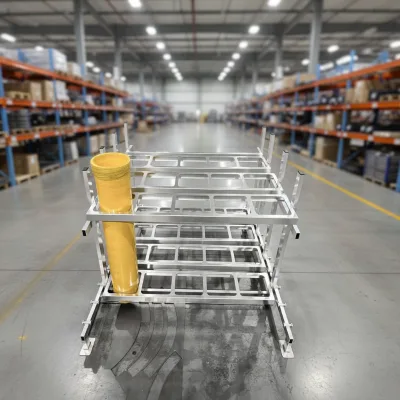 Fireworks Show Mortar Display Stand Rack 2.5" to 15" Fiberglass Mortar Tubes Display Shelf for Fireworks Mortar Pipes Rack