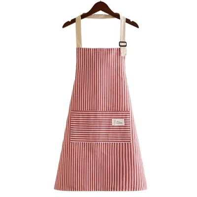 Promotional New Arrivals Factory Price Fashionable Design Linen Premium Waterproof Kitchen Apron