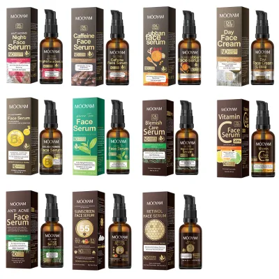 Facial Serum Anti-wrinkle Firming Retinol Coffee Ginger Yellow Anti-acne Whitening Spot Removal Repair Moisturizing Facial Serum