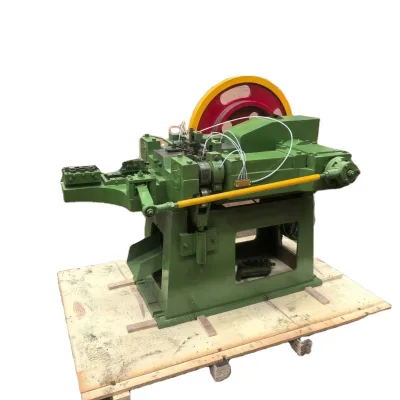 High-Speed Roofing Nail Making Machine: Carbon Steel Wire, 2.2kW, Rubber Washer Matching