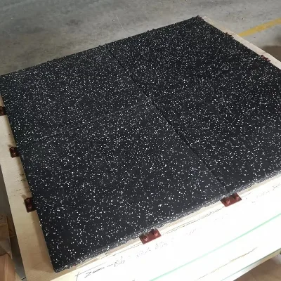 New Style Rubber Tiles for Gym Flooring Connected by Clips Rubber Roll for Fitness Room Dance Floor